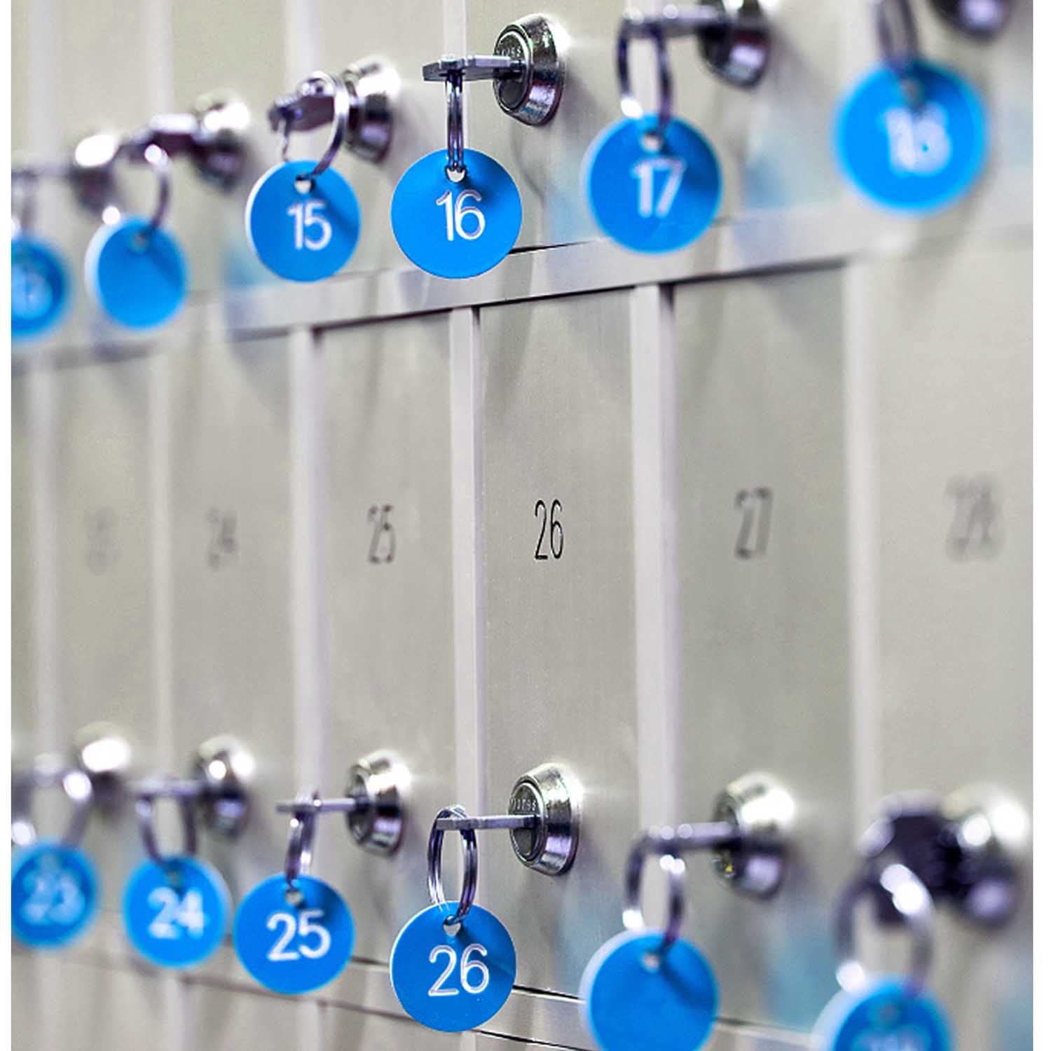 Amazon | タグ キーホルダー 名札番号札50枚書ける ネーム分類ID